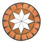 Preview: DanDiBo Round Mosaic Plant Stands Set of 2 12011 Outdoor Plant Stands Flower Pot Stools Outdoor Side Tables Plant Stools