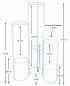 Preview: DanDiBo Flower Stairs Metal White 93922 Plant Stairs 101 cm Flower Shelf Plant Stand Flower Stand