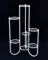 Preview: DanDiBo Flower Stairs Metal White 93922 Plant Stairs 101 cm Flower Shelf Plant Stand Flower Stand
