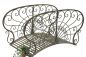 Preview: DanDiBo Gartenbrücke Metall mit Geländer Antik 150106 Brücke 150 cm Garten Metallbrücke Gartenmöbel Teichbrücke Steg Stabil