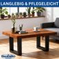 Preview: DanDiBo 2x Bankgestell Metall Schwarz 43 x 40 cm Bank Füße Bankbeine 96663 Bankkufen Couchtisch Tisch Beine Tischgestell