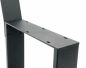 Preview: DanDiBo 2x Metal Bench Legs Black with Backrest Set Solid DIY Bench Feet 96478 Seat Frame for Garden Bench Robust and Stable