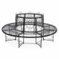 Preview: DanDiBo Round Tree Bench Garden Bench XXL Ø 200 cm Metal Seating Bench Wrought Iron Round Bench