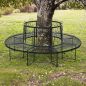 Preview: DanDiBo Round Tree Bench Garden Bench XXL Ø 200 cm Metal Seating Bench Wrought Iron Round Bench