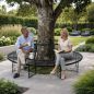 Preview: DanDiBo Round Tree Bench Garden Bench XXL Ø 200 cm Metal Seating Bench Wrought Iron Round Bench