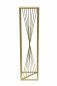 Preview: DanDiBo Flower Stool Metal Gold Square 100 cm Flower Stand Side Table 96567 Flower Column Design Modern Plant Stand Plant Stool