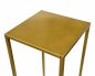 Preview: DanDiBo Flower Stool Metal Gold Square 100 cm Flower Stand Side Table 96570 Flower Column Modern Plant Stand Plant Stool