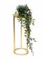 Preview: DanDiBo Flower Stool Metal Gold Round 50 cm Flower Stand Side Table 96510 S Flower Column Modern Plant Stand Plant Stool