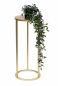 Preview: DanDiBo Flower Stool Metal Gold Round 60 cm Flower Stand Side Table 96510 M Flower Column Modern Plant Stand Plant Stool