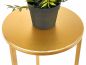 Preview: DanDiBo Flower Stool Metal Gold Round Flower Stand Side Table 96510 Set of 2 Flower Column Modern Plant Stand Plant Stool