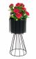 Preview: DanDiBo Flower Stool Metal Black 32 cm Flower Stand 96528 Flower Column Modern Plant Stand Plant Stool