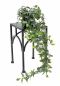 Preview: DanDiBo Flower Stool Metal Black Angular 28 cm Flower Stand Flower Column 96449 S Plant Stool Modern Plant Stand