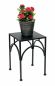 Preview: DanDiBo Flower Stool Metal Black Angular 33 cm Flower Stand Flower Column 96449 M Plant Stool Modern Plant Stand