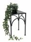 Preview: DanDiBo Flower Stool Metal Black Angular 33 cm Flower Stand Flower Column 96449 M Plant Stool Modern Plant Stand