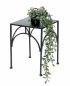 Preview: DanDiBo Flower Stool Metal Black Angular 38 cm Flower Stand Flower Column 96449 L Plant Stool Modern Plant Stand