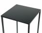 Preview: DanDiBo Blumenhocker Metall Schwarz Eckig 70 cm Blumenständer Beistelltisch 96315 L Blumensäule Modern Pflanzenständer Pflanzenhocker