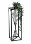 Preview: DanDiBo Flower Stool Metal Black Square 70 cm Flower Stand Side Table 96457 Flower Column Design Modern Plant Stand Plant Stool