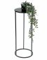 Preview: DanDiBo Flower Stool Metal Black Round 70 cm Flower Stand Side Table 96316 L Flower Column Modern Plant Stand Plant Stool