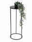 Preview: DanDiBo Flower Stool Metal Black Round 70 cm Flower Stand Side Table 96316 L Flower Column Modern Plant Stand Plant Stool