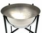Preview: DanDiBo Blumenhocker Metall mit Topf Schwarz Silber 35 cm Blumenständer 96257 M Blumensäule Modern Pflanzenständer Pflanzenhocker
