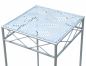 Preview: DanDiBo Blumenhocker Weiß Metall Eckig Blumenständer 96314 2er Set Beistelltisch Blumensäule Modern Pflanzenständer Pflanzenhocker