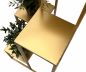 Preview: DanDiBo Flower Staircase Metal Gold 82 cm Plant Staircase Flower Stand 96505 Flower Column Modern Plant Stand Flower Stool