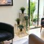 Preview: DanDiBo Flower Staircase Metal Gold 82 cm Plant Staircase Flower Stand 96505 Flower Column Modern Plant Stand Flower Stool