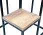 Preview: DanDiBo Flower Staircase Metal Black Wood 90 cm Plant Staircase Flower Stand 96349 Flower Column Modern Plant Stand Flower Stool