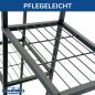 Preview: DanDiBo Blumenregal indoor Metall Schwarz 6 Ebenen 96578 Blumentreppe Modern Pflanzentreppe Design Pflanzenregal