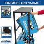Preview: DanDiBo Getränkekistenregal 4 Kisten mit Ablage Schmal Metall Stehend 96547 Getränkekistenhalter 112 cm Getränkekistenständer Flaschenkistenregal