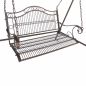 Preview: DanDiBo Hollywoodschaukel 2 Sitzer Metall Antik Gartenschaukel 082505 Schaukelbank Schmiedeeisen Bank Outdoor Wetterfest