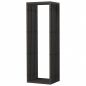 Preview: DanDiBo firewood rack indoor metal black firewood rack 96430 150 cm wood basket firewood holder wood rack