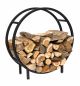 Preview: DanDiBo Firewood Rack Indoor Metal Black Standing Round 60 cm Firewood Stand 96468 Firewood Holder Firewood Rack Firewood Rack