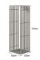 Preview: DanDiBo firewood rack indoor metal stainless steel firewood rack 96429 150 cm wood basket firewood holder wood rack