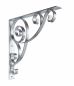 Preview: DanDiBo bracket 50x50 cm head hinges wrought iron 96420 metal hot-dip galvanised angle connector angle bracket wall bracket shelf bracket