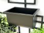Preview: DanDiBo Kräuterregal Küche Wand Metall Schwarz 96525 Wandregal Blumenregal Pflanzenhalter Wandblumenhalter Modern
