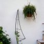 Preview: DanDiBo Rankhilfe Garten Metall Schwarz Segel Rankgitter Blumen Kletterpflanzen Rosen Bodenstecker Kletterhilfe Blumenhalter Ranksäule
