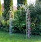 Preview: DanDiBo Rose arch Galvanised Solid 140 cm Archway 96522 Weatherproof Round arch Solid iron climbing aid Garden arch Hot-dip galvanised