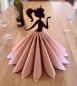 Preview: DanDiBo napkin holder black vintage wooden 28 cm napkin holder girl princess 96397 free-standing stand tablecloth dispenser