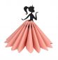 Preview: DanDiBo napkin holder black vintage wooden 28 cm napkin holder girl princess 96397 free-standing stand tablecloth dispenser
