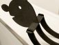 Preview: DanDiBo Toilet roll holder Wood Black Caterpillar Toilet roll holder Wall toilet roll holder Replacement roll holder