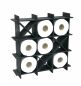 Preview: DanDiBo Toilet roll holder Black Wood Tic Tac Toe 96421 Toilet roll holder WC Freestanding Replacement roll holder Paper holder Roll holder