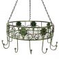 Preview: DanDiBo Pot Hanger Ceiling Rack Hanging Basket Green 96006 60 cm Hanging Shelf Sausage Crown Basket Kitchen Shelf Kitchen Crown Herb Crown