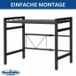 Preview: DanDiBo Adjustable Microwave Shelf 2-Tier 40-64 cm Microwave Stand 96613 Freestanding Microwave Rack Kitchen Shelf