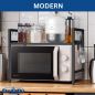 Preview: DanDiBo Adjustable Microwave Shelf 2-Tier 40-64 cm Microwave Stand 96613 Freestanding Microwave Rack Kitchen Shelf