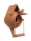 Preview: DanDiBo Vogelhaus zum Aufhängen Edelrost Deko Rost Gießkanne Wetterfest 96422 Nistkasten Futterstation für Vögel Shabby mit Kette hängend Metallkanne Kanne Balkon