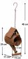 Preview: DanDiBo bird house to hang up stainless steel decorative rust watering can weatherproof 96424 nesting box feeding station for birds shabby with chain hanging metal can balcony