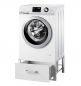 Preview: DanDiBo Washing machine base with drawer Metal White 96502 Washing machine base Washing machine pedestal Raised pedestal Modern Rubberised