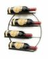 Preview: DanDiBo Wine rack Metal Wall Black Andante Round Bottle rack 96212 Bottle holder Wall mounting Modern Wall holder Wall rack for 4 bottles