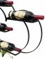 Preview: DanDiBo Wine rack Metal Black Heart 96417 Bottle rack for 4 bottles 65 cm Bottle holder Wall Wall shelf